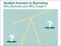 Student Aversion to Borrow: Who Borrows and Who Doesn’t