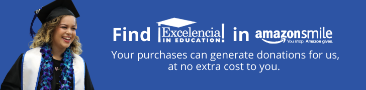 Amazon Smile and Excelencia in Education Banner
