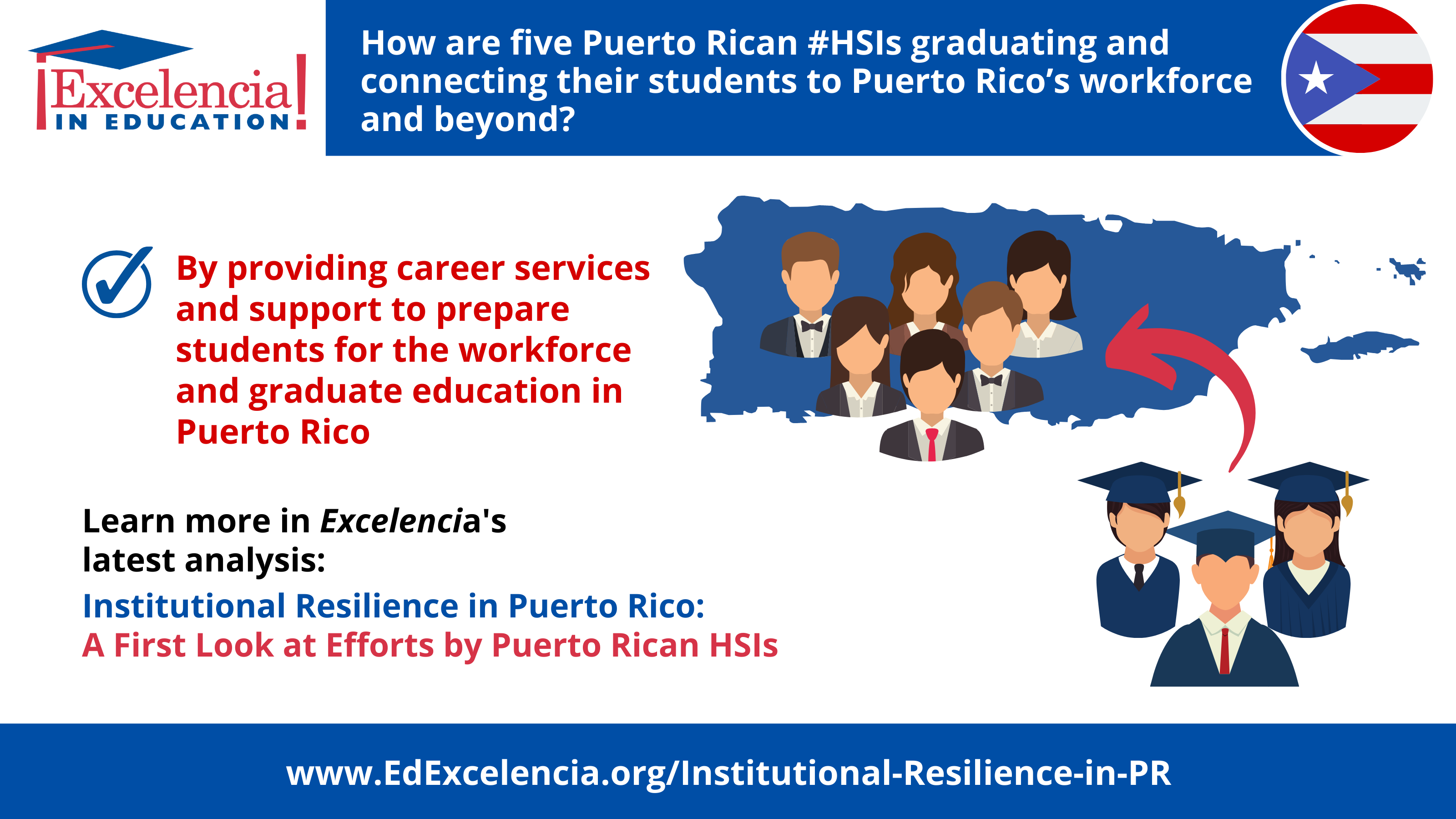 Infographic-How are five Puerto Rican #HSis graduating and connecting their students to PR's workforce and beyond?