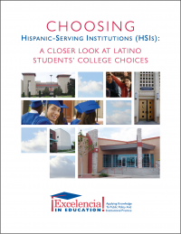 COVER-Choosing Hispanic-Serving Institutions (HSIs): A Closer Look at Latino Students' College Choices