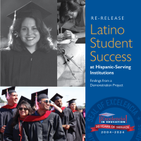 Latino Student Success at Hispanic Serving Institutions-Re-release-HomepageCoverImage