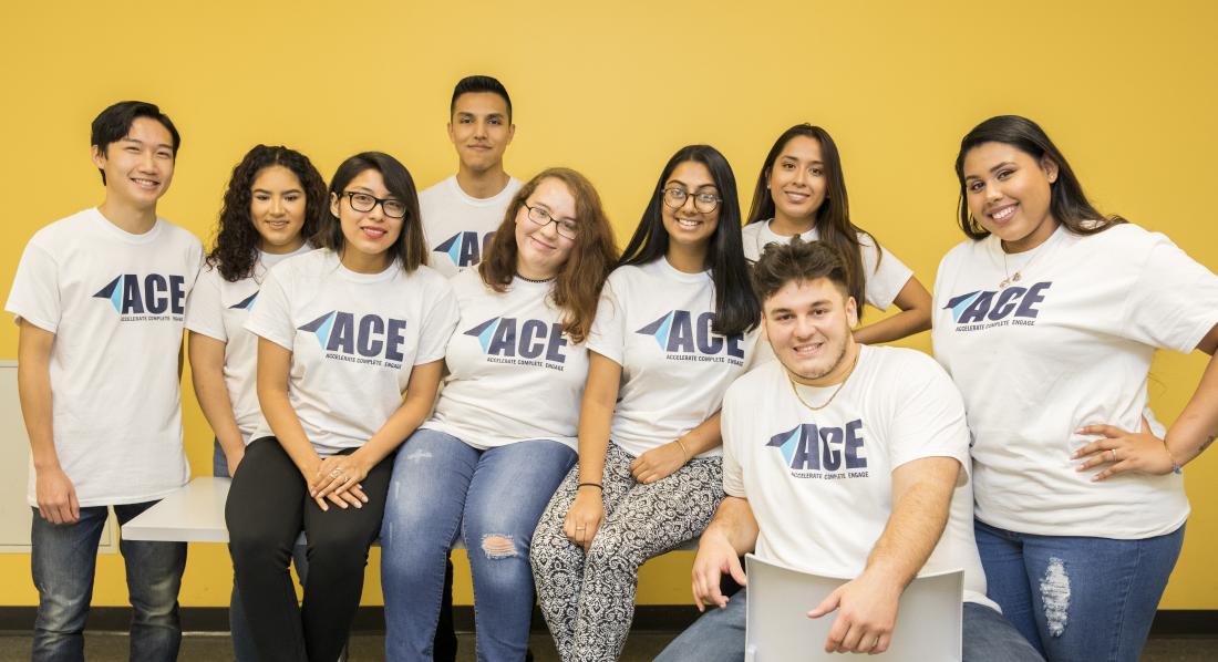 Students from the ACE program at John Jay College of Criminal Justice. 