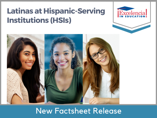 Latinas at HSIs - New Factsheet Release Homepage Image