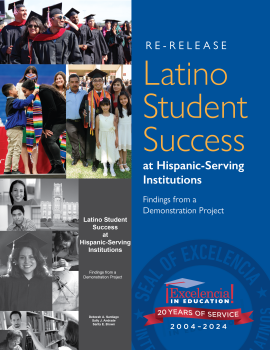 Latino Student Success at Hispanic Serving Institutions-Re-release Cover