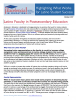 Latino Faculty in Postsecondary Education
